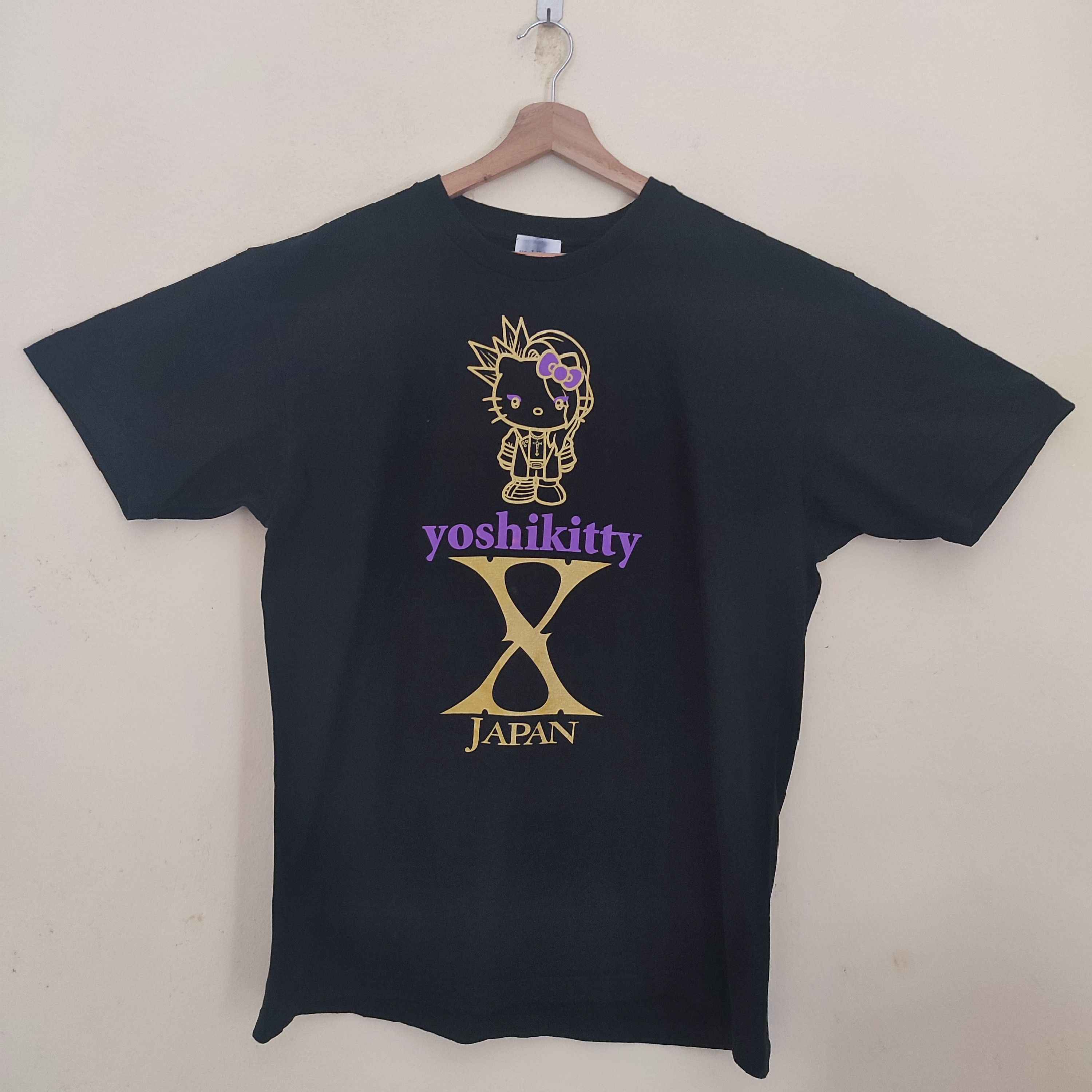 yoshikitty X JAPAN Tシャツ XL Hello Kitty yoshikitty X Japan Rock Band T-Shirt