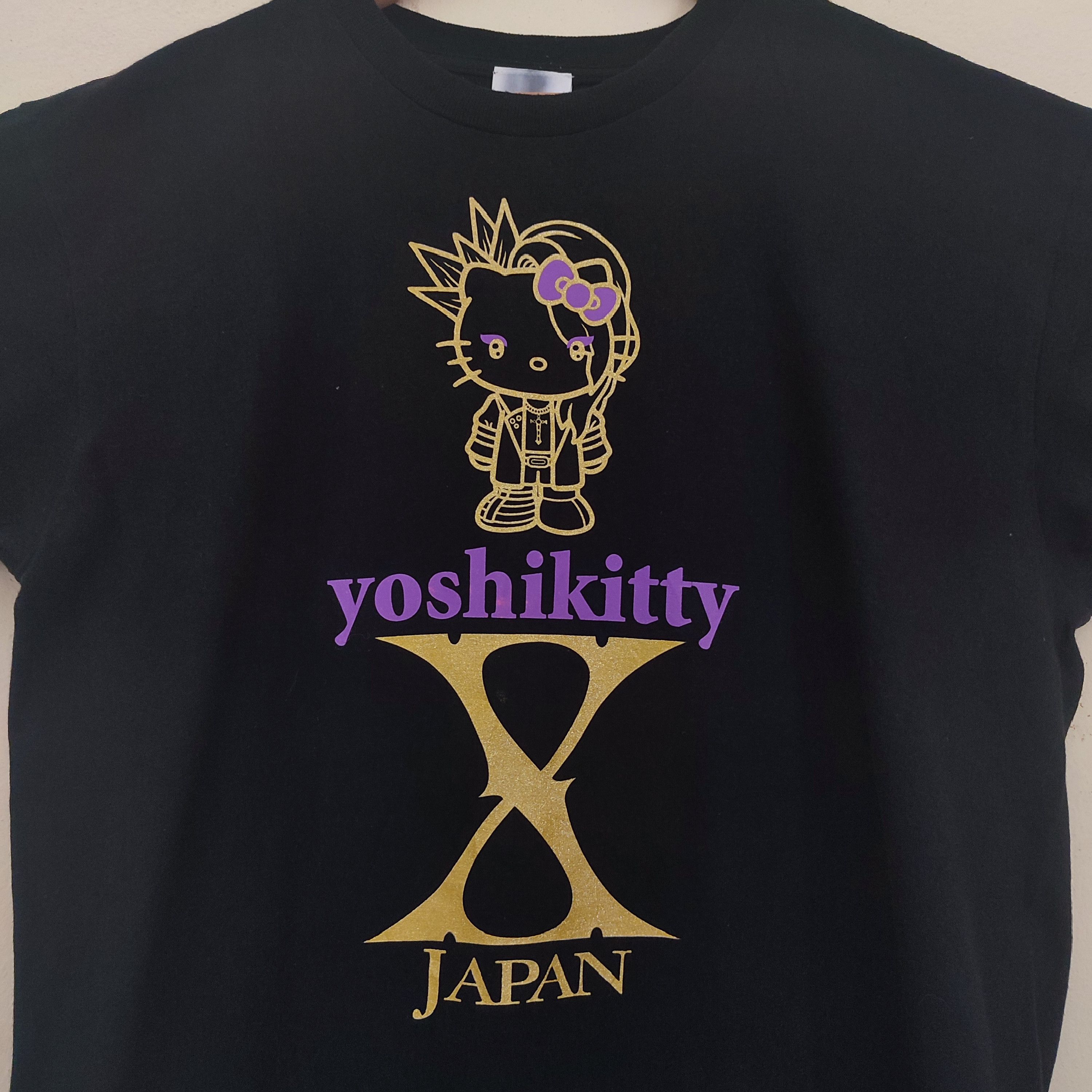 Hello Kitty yoshikitty X Japan Rock Band T-Shirt
