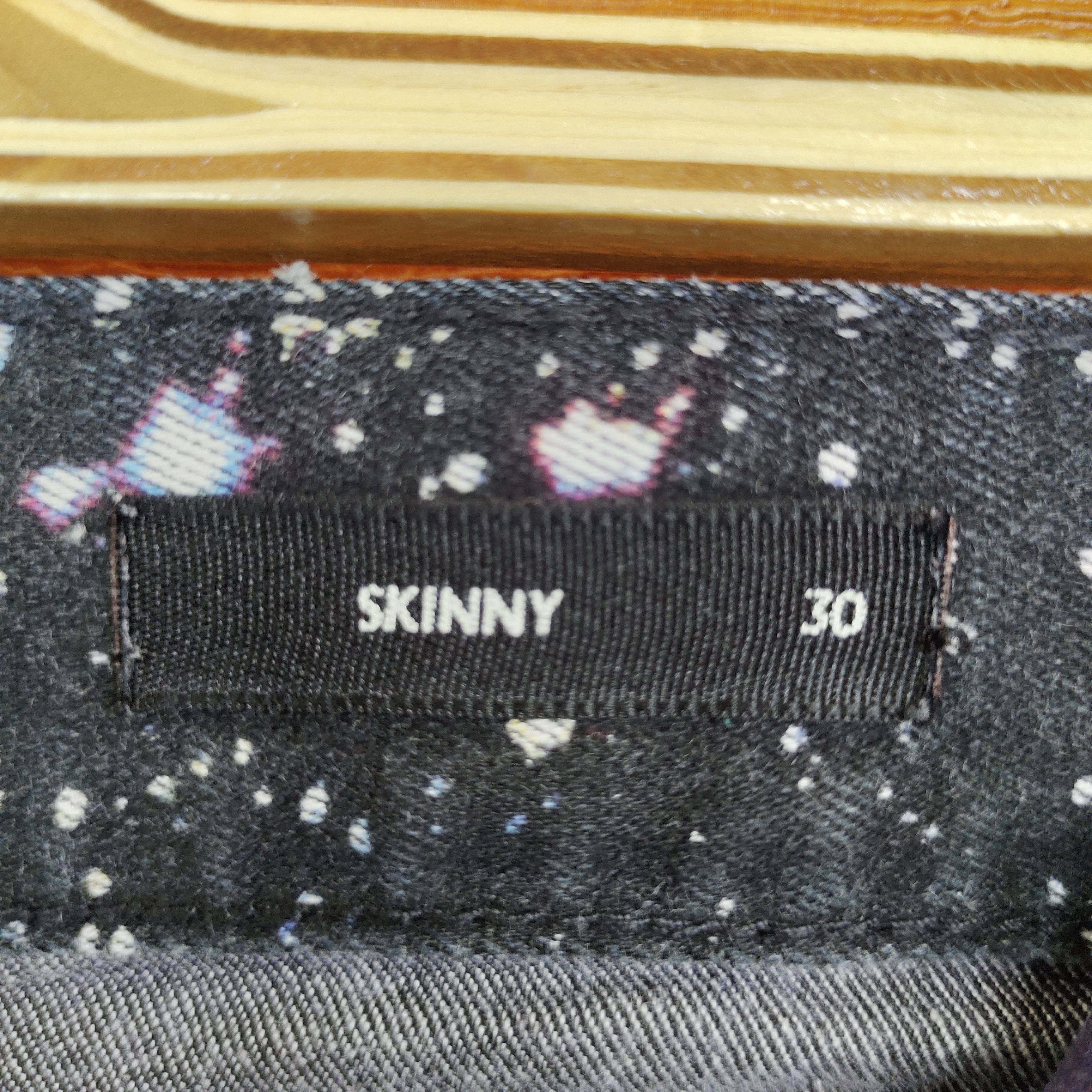 Hysteric Glamour × Undercover RUDE Galaxy Skinny Denim Pants Size US 30 / EU 46 - 22 Thumbnail