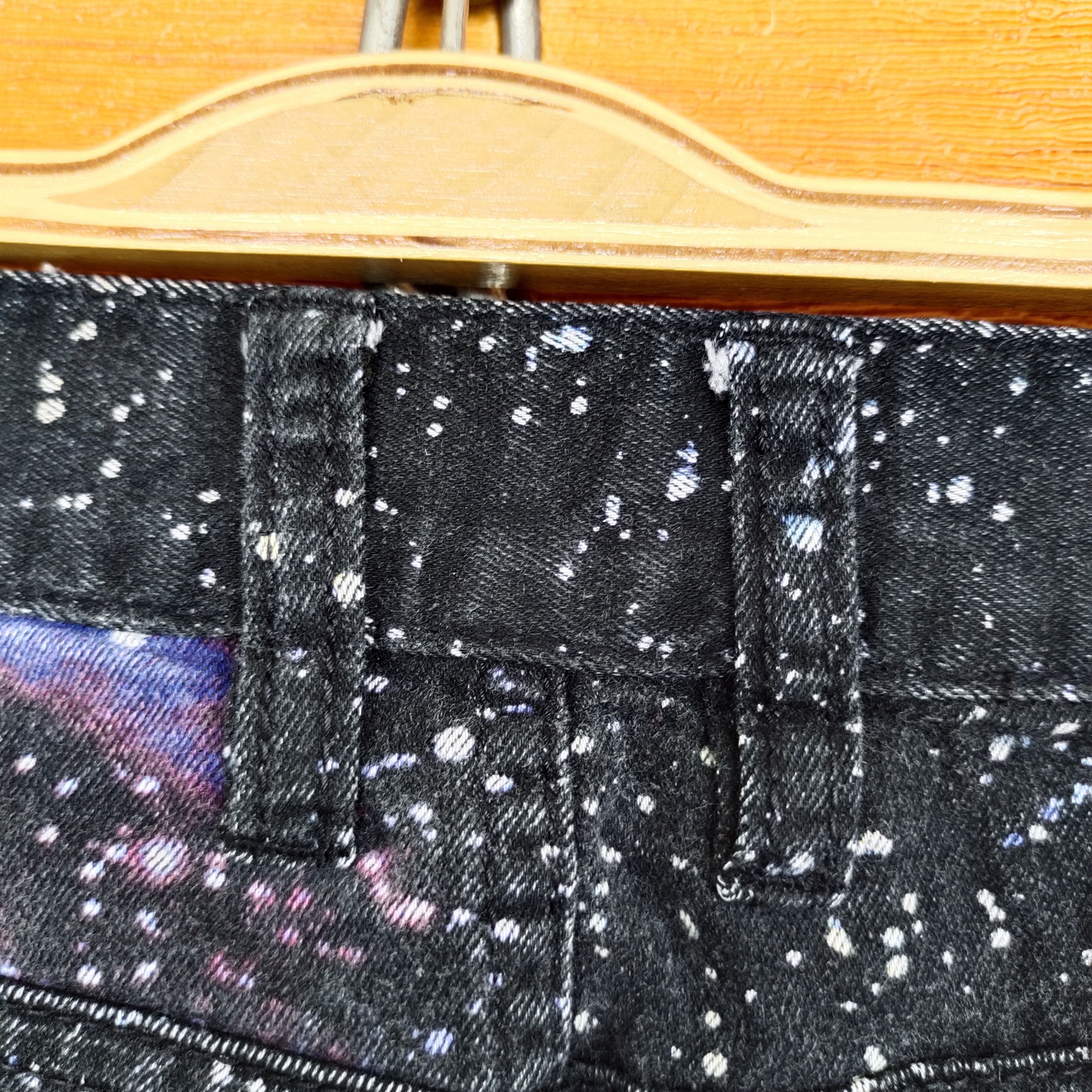 Hysteric Glamour × Undercover RUDE Galaxy Skinny Denim Pants Size US 30 / EU 46 - 8 Thumbnail