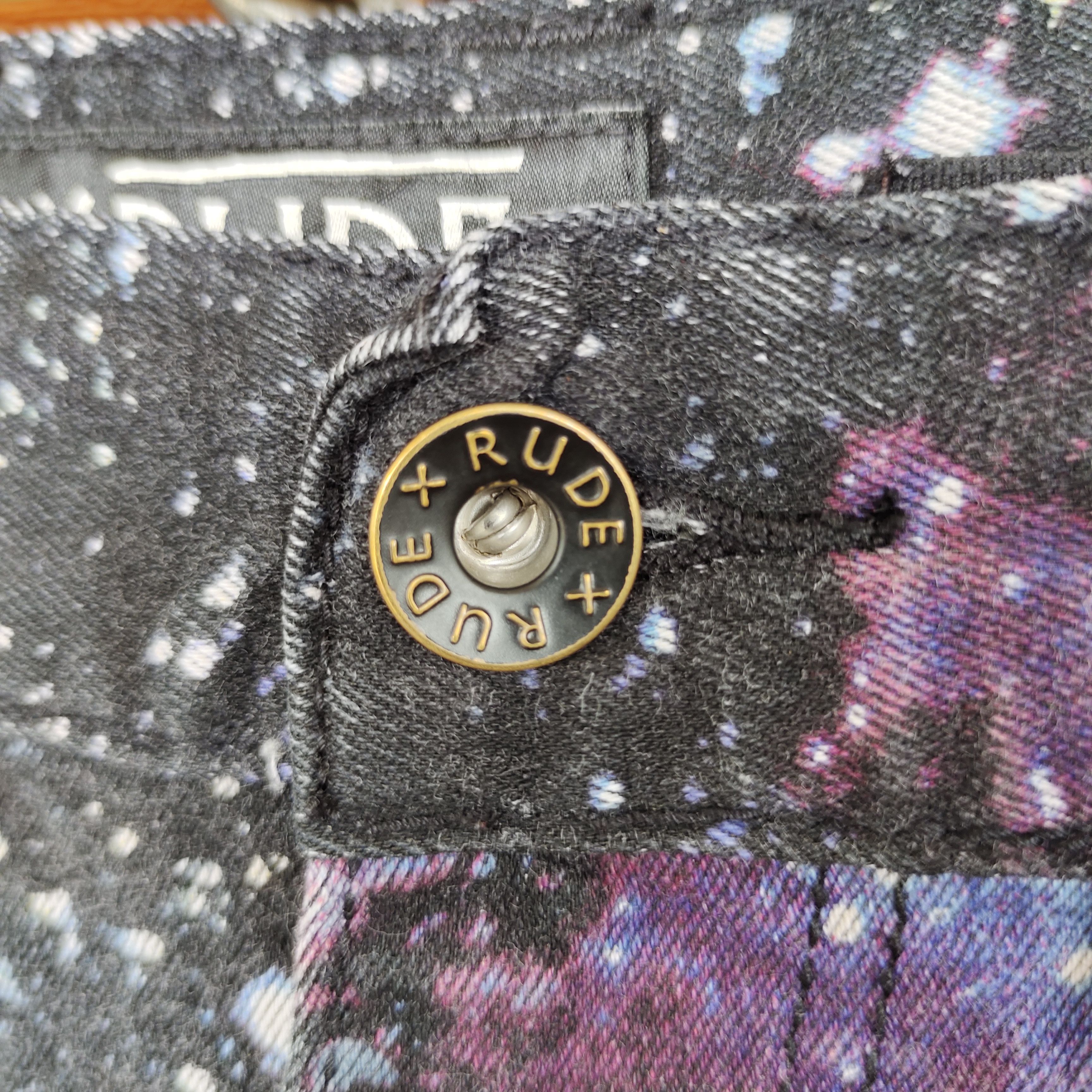 Hysteric Glamour × Undercover RUDE Galaxy Skinny Denim Pants Size US 30 / EU 46 - 19 Thumbnail