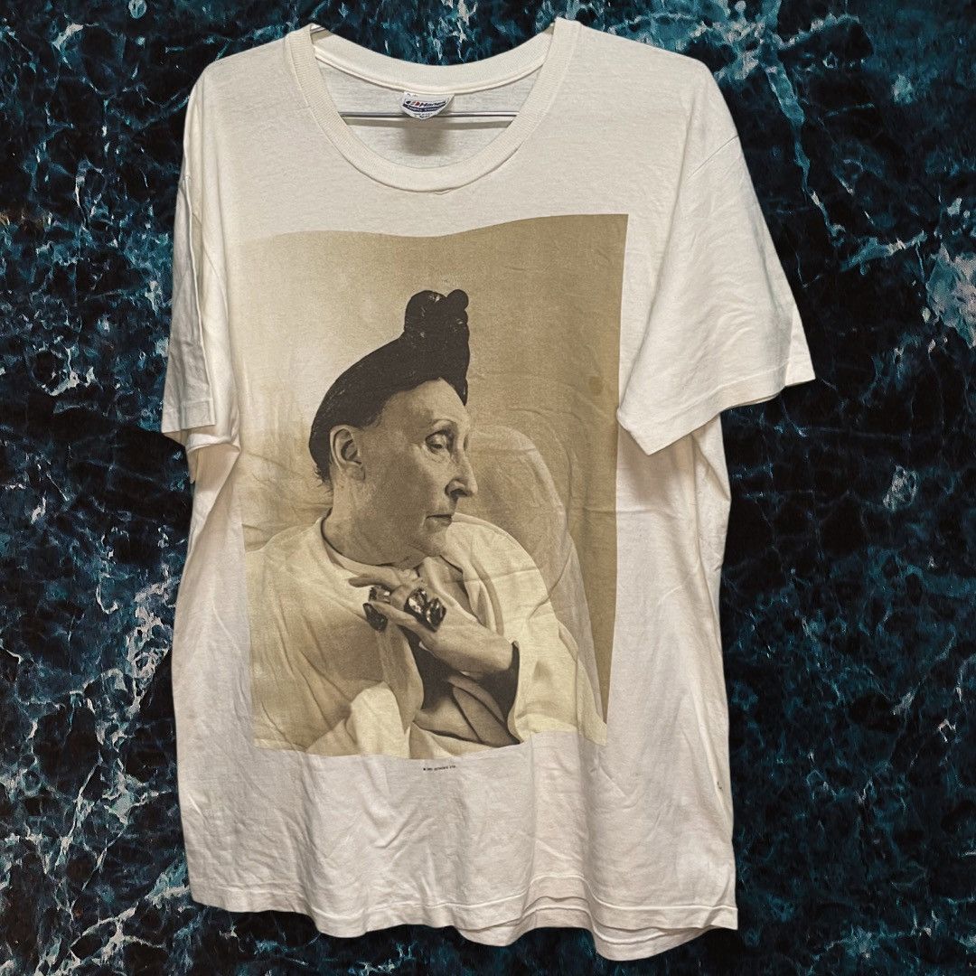 T-shirt Vintage Morrissey The Smiths Tour 1991 - Blanc - Taille Unique - Manches Courtes