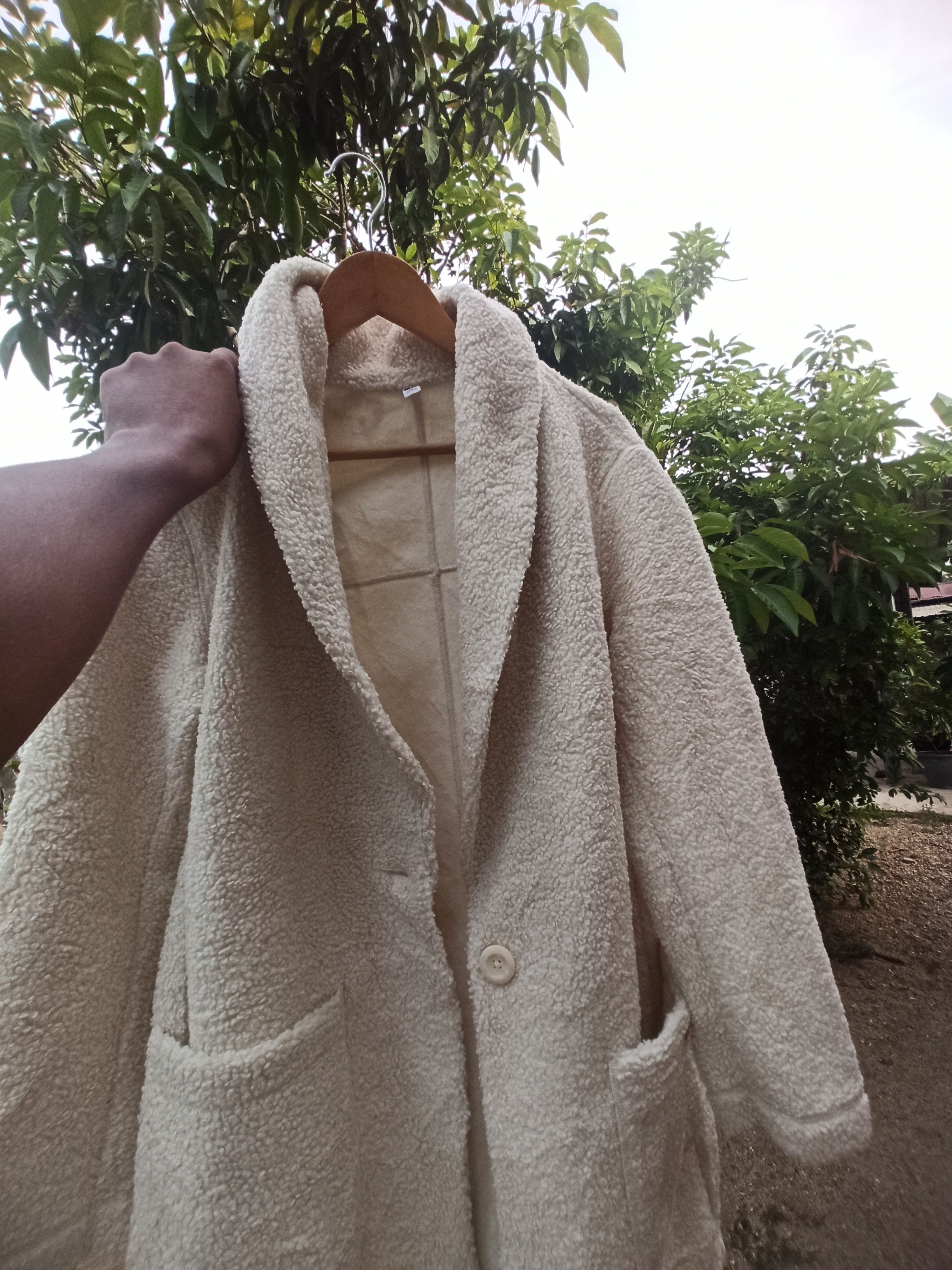 Uniqlo Uniqlo Fleece High Neck Oversized Bottom Coat Size US XL / EU 56 / 4 - 4 Thumbnail