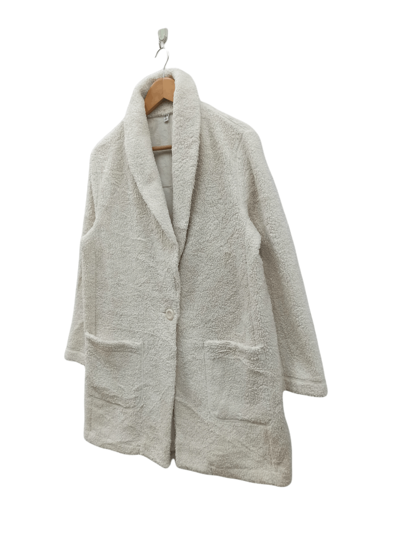 Uniqlo Uniqlo Fleece High Neck Oversized Bottom Coat Size US XL / EU 56 / 4 - 2 Thumbnail