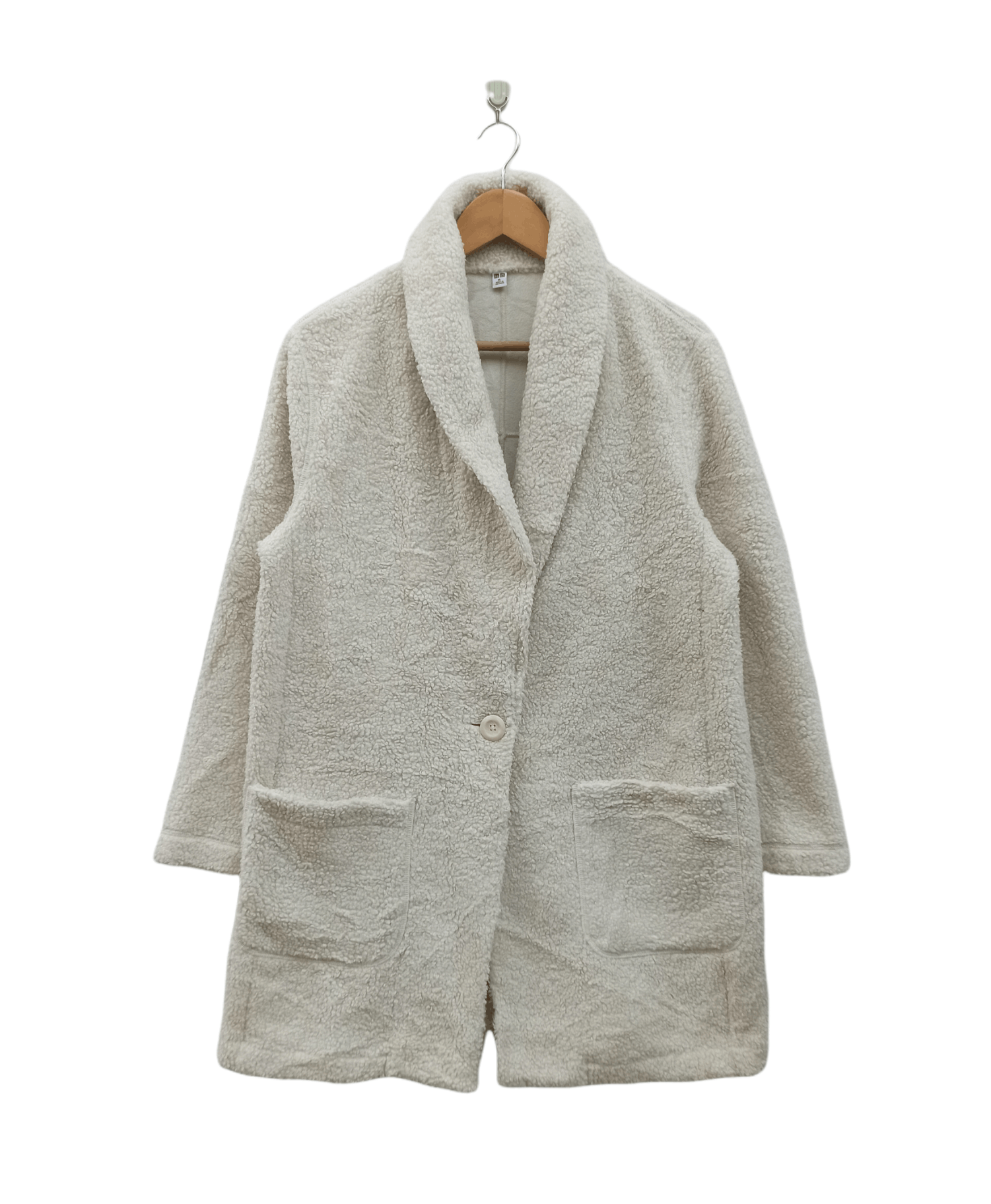 Uniqlo Fleece High Neck Oversized Bottom Coat
