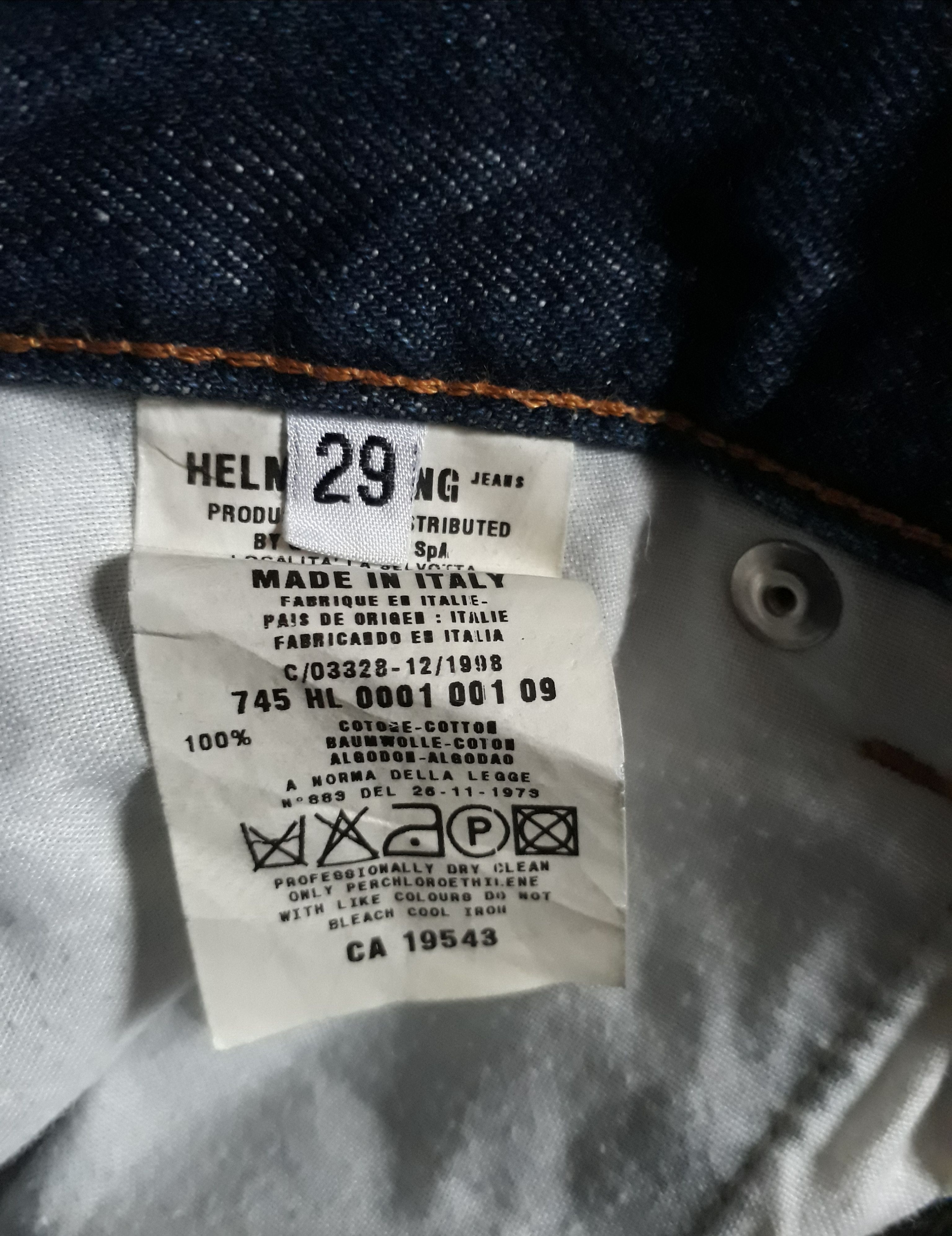Helmut Lang 💥HELMUT LANG STONEWASH DENIM PANT Size US 30 / EU 46 - 11 Thumbnail