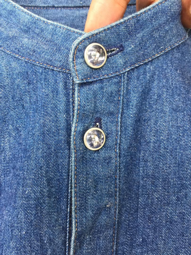 Yohji Yamamoto 💥Vintage Kansai Yamamoto Company Dragon Denim Shirt Size US L / EU 52-54 / 3 - 6 Thumbnail
