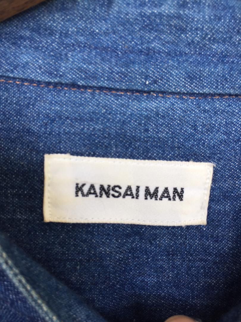 Yohji Yamamoto 💥Vintage Kansai Yamamoto Company Dragon Denim Shirt Size US L / EU 52-54 / 3 - 7 Thumbnail
