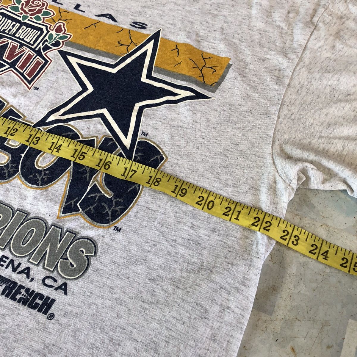 NFL × Vintage Vintage 90s Dallas Cowboys NFC Champions Super Bowl Tee Size US L / EU 52-54 / 3 - 4 Thumbnail