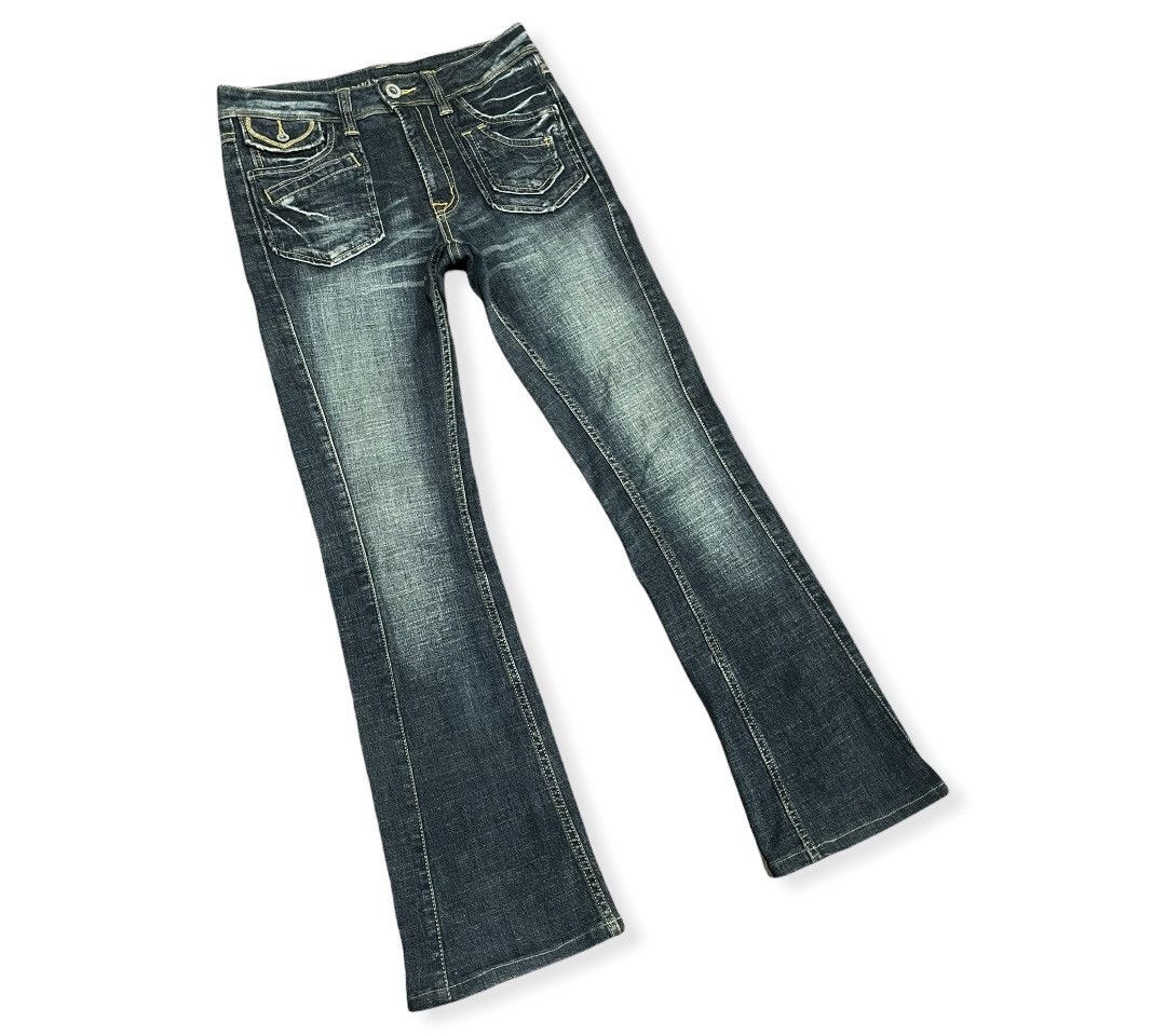 If Six Was Nine Masaki Matsushima Low Rise Stone Wash Designer Jeans Size US 30 / EU 46 - 4 Thumbnail