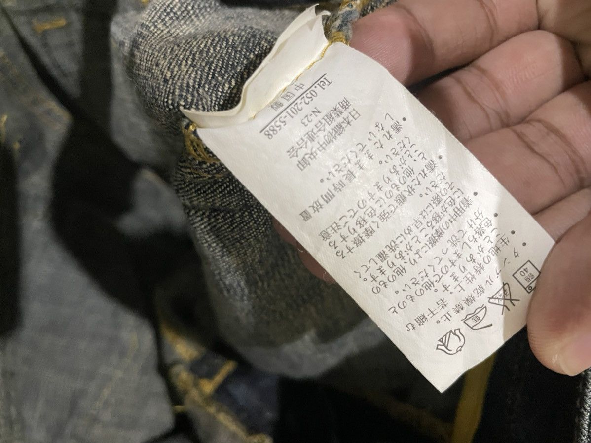 If Six Was Nine Masaki Matsushima Low Rise Stone Wash Designer Jeans Size US 30 / EU 46 - 16 Thumbnail