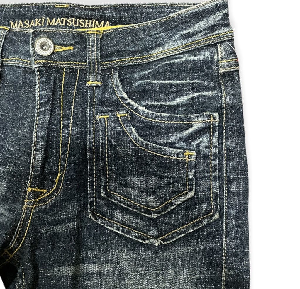 If Six Was Nine Masaki Matsushima Low Rise Stone Wash Designer Jeans Size US 30 / EU 46 - 11 Thumbnail