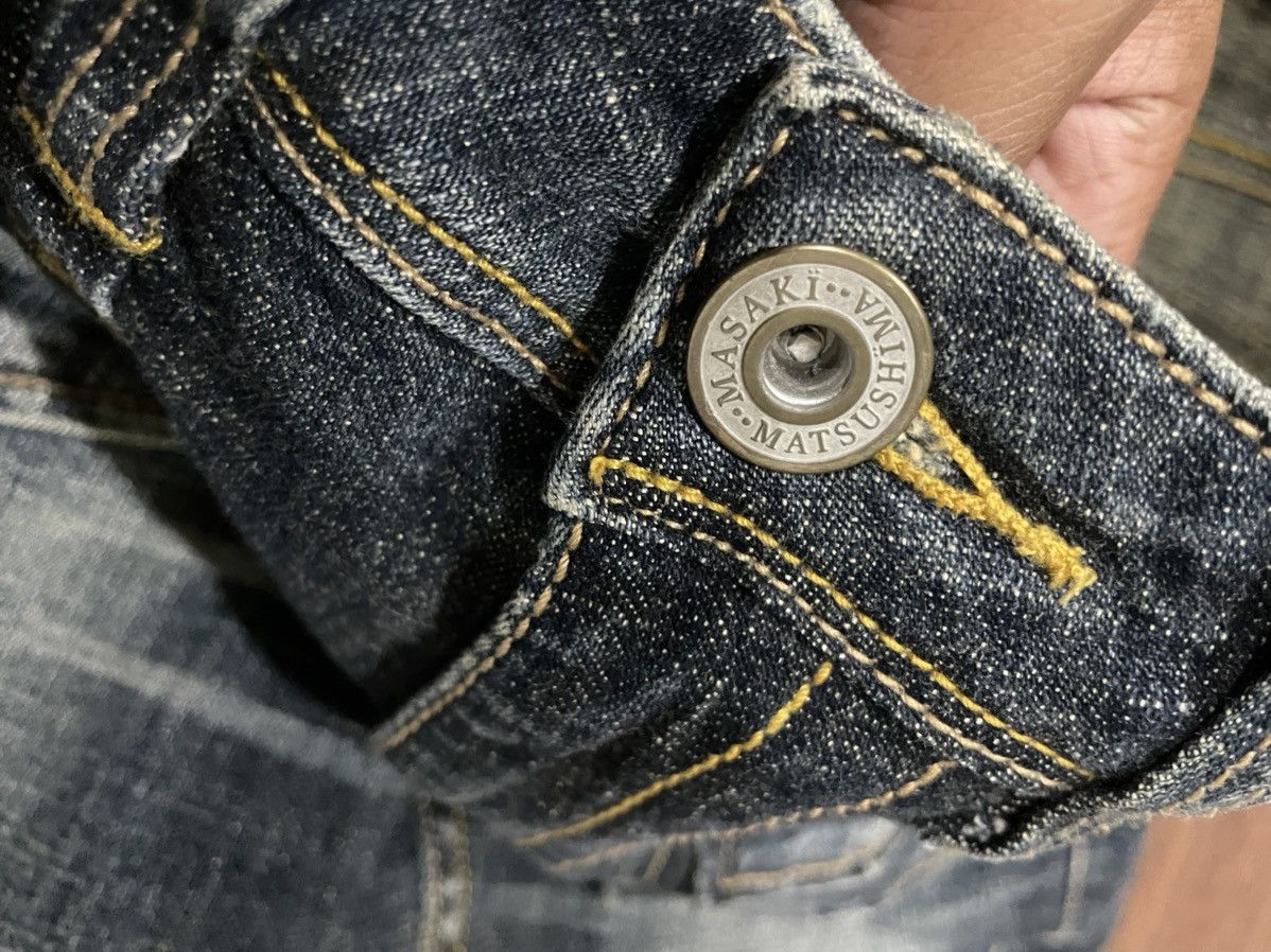If Six Was Nine Masaki Matsushima Low Rise Stone Wash Designer Jeans Size US 30 / EU 46 - 14 Thumbnail