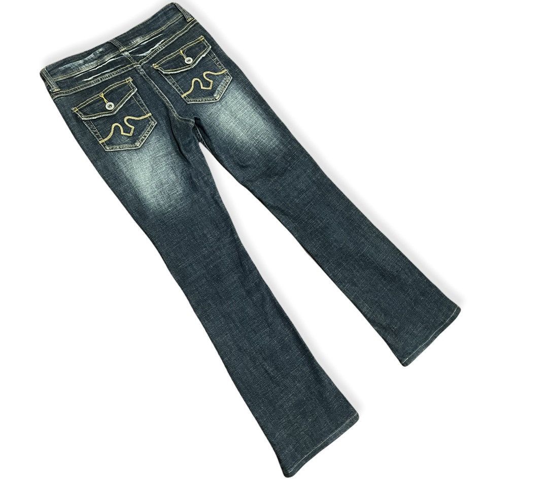 If Six Was Nine Masaki Matsushima Low Rise Stone Wash Designer Jeans Size US 30 / EU 46 - 6 Thumbnail