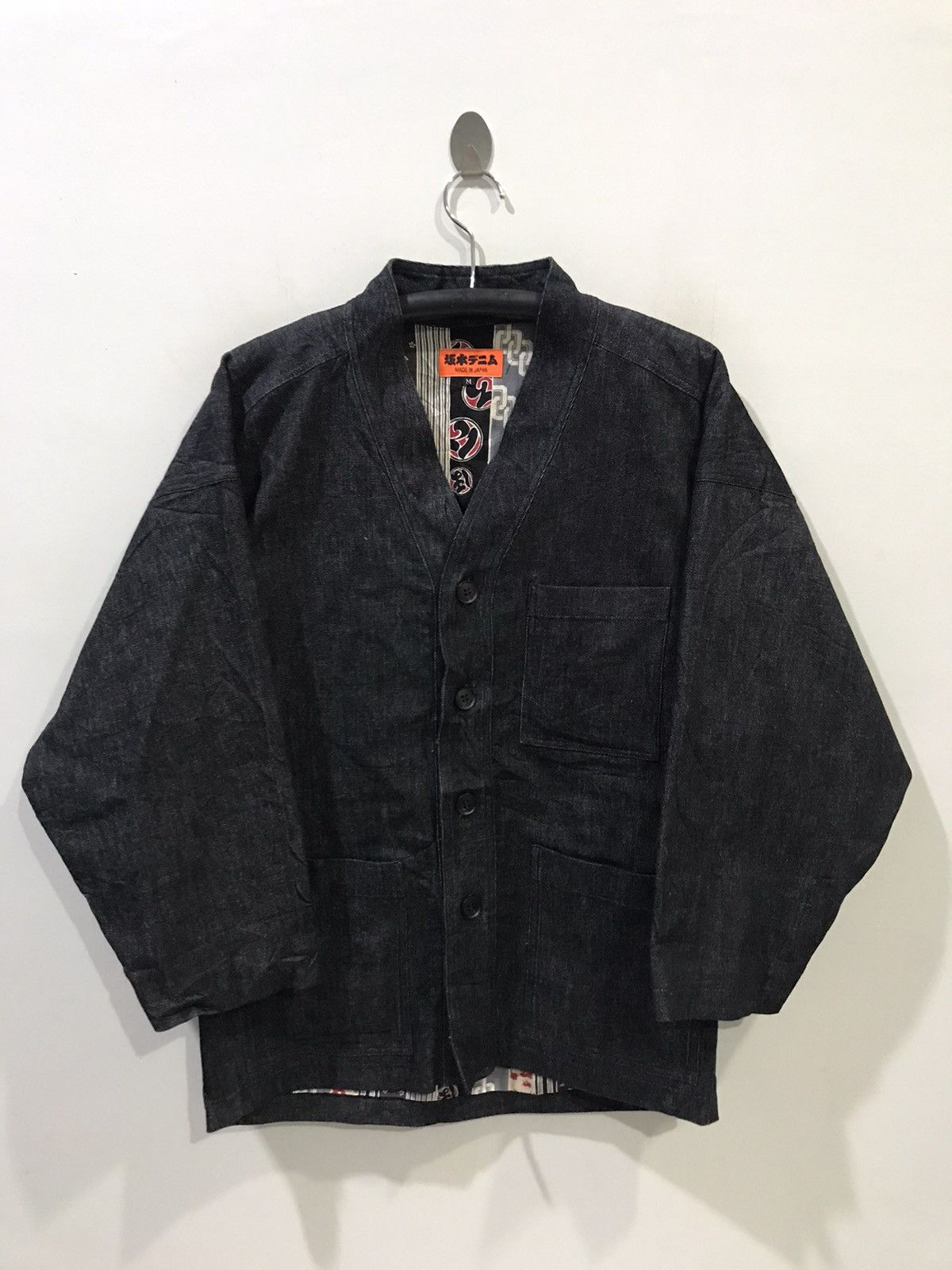 Indigo Japanase Brand Indigo Japan Motive Inner Oversize Kimono Size US M / EU 48-50 / 2 - 1 Thumbnail
