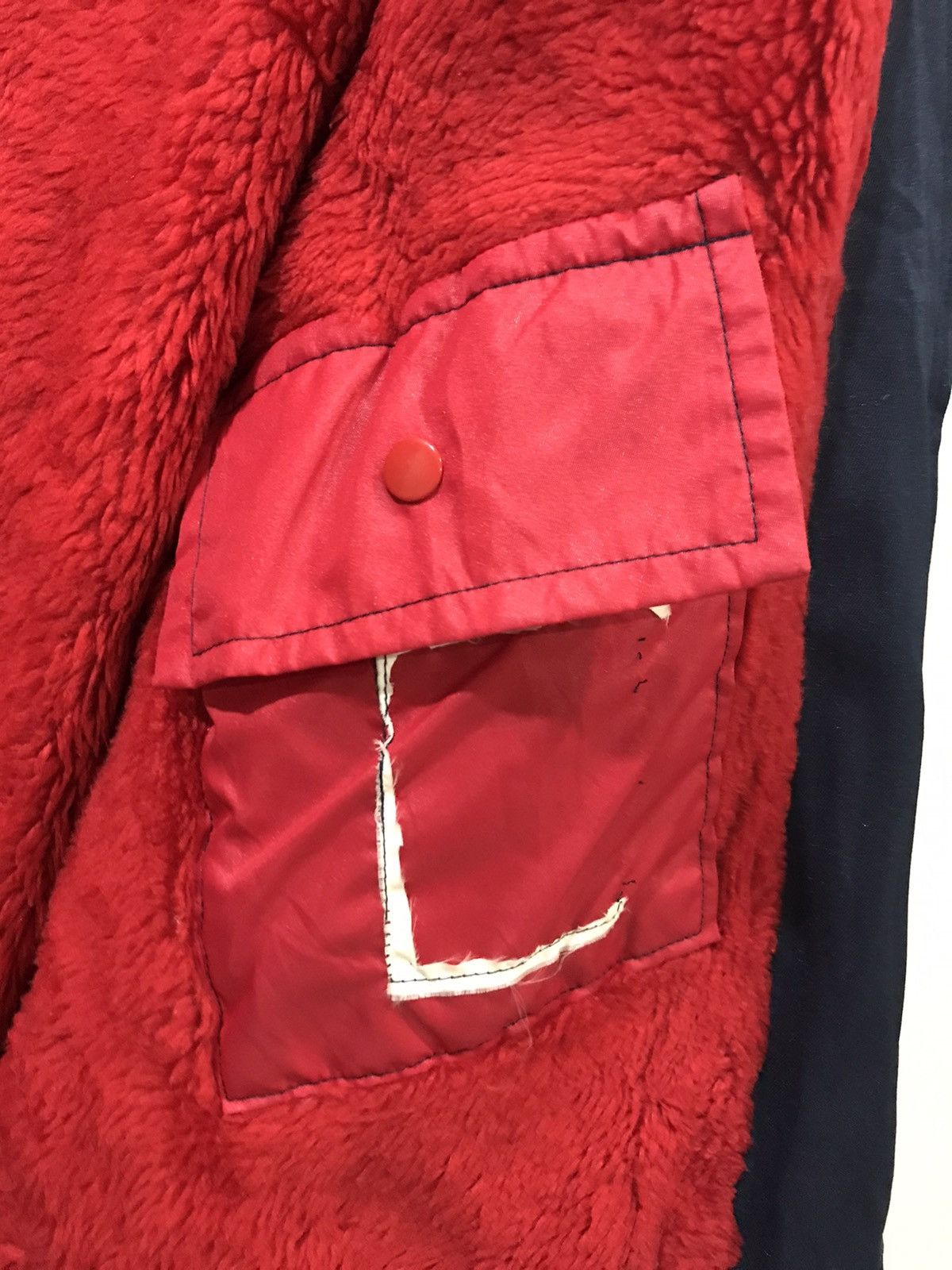 Other AMCOOS Winter Goods Red Sherpa Bomber Jacket Size US XL / EU 56 / 4 - 10 Thumbnail