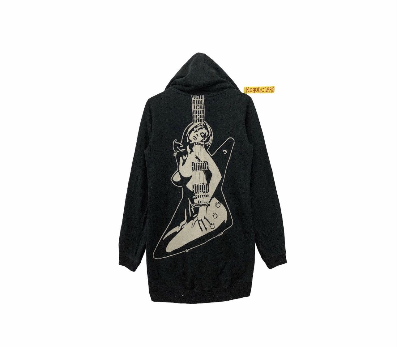トップス HYSTERIC GLAMOUR GUITAR GIRL HOODIE Women's Hysteric Glamour Guitar Girl Zip Hoodie Size One