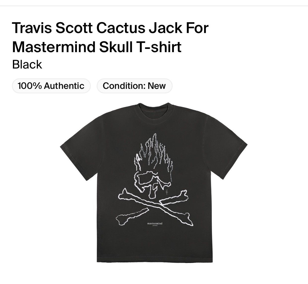 Travis Scott Cactus Jack Black T-Shirt