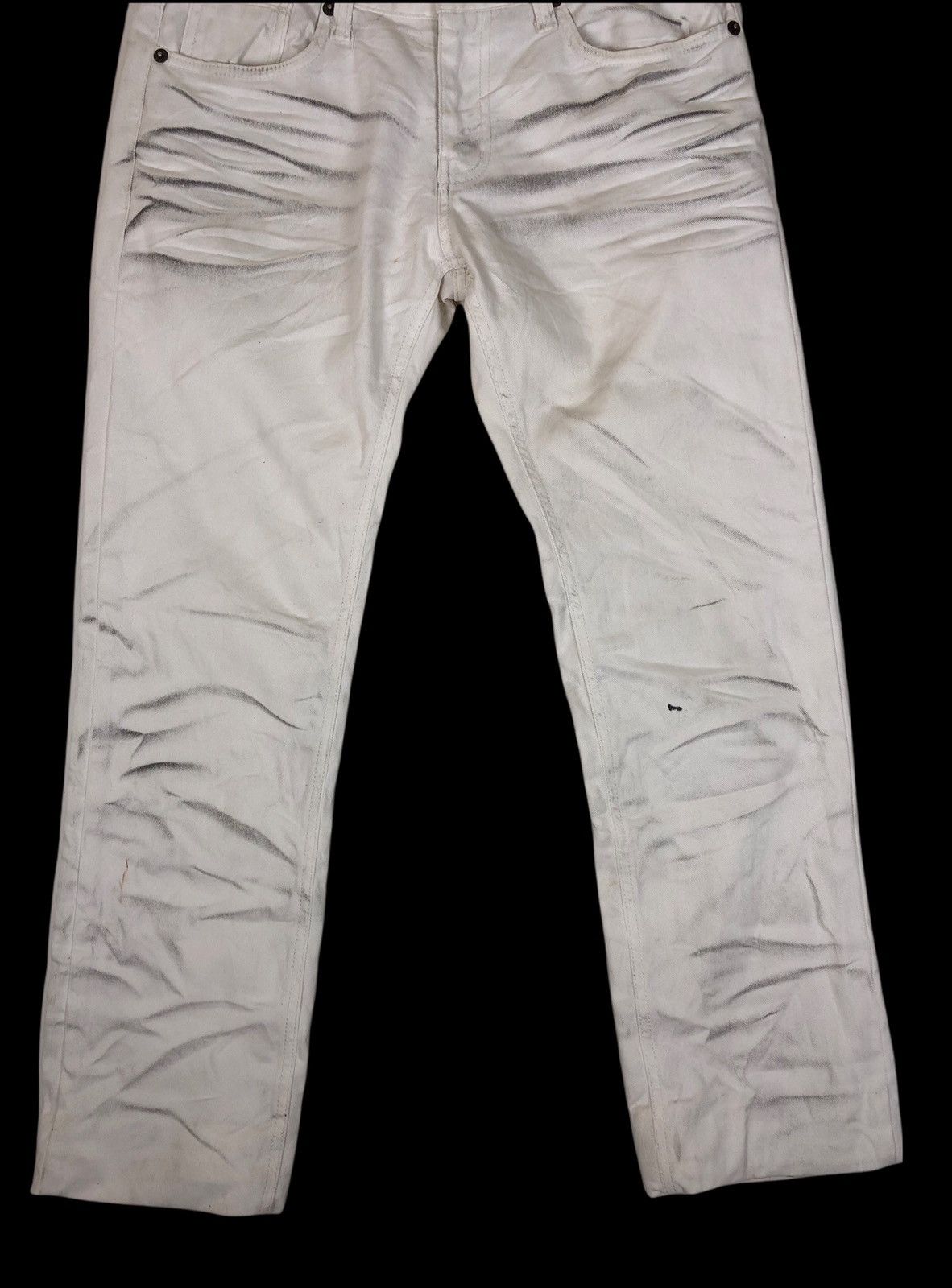Japanese Brand In the Attic Distressed Denim Jeans Size US 32 / EU 48 - 4 Thumbnail