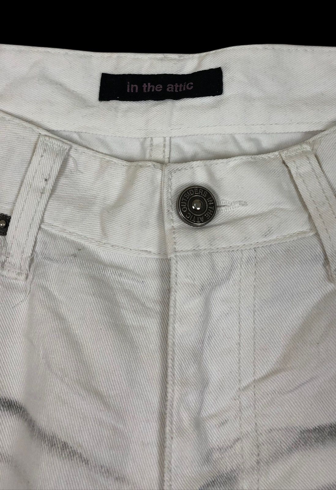 Japanese Brand In the Attic Distressed Denim Jeans Size US 32 / EU 48 - 11 Thumbnail