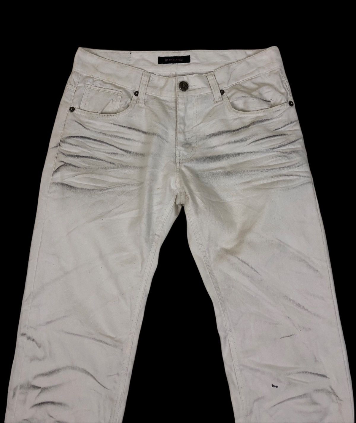 Japanese Brand In the Attic Distressed Denim Jeans Size US 32 / EU 48 - 3 Thumbnail