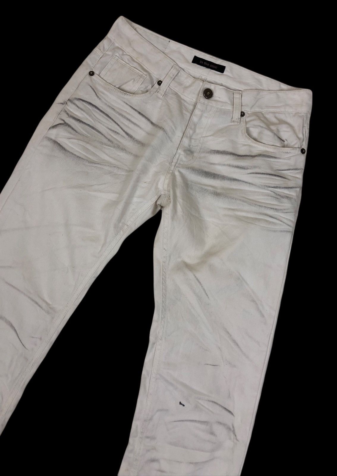Japanese Brand In the Attic Distressed Denim Jeans Size US 32 / EU 48 - 5 Thumbnail