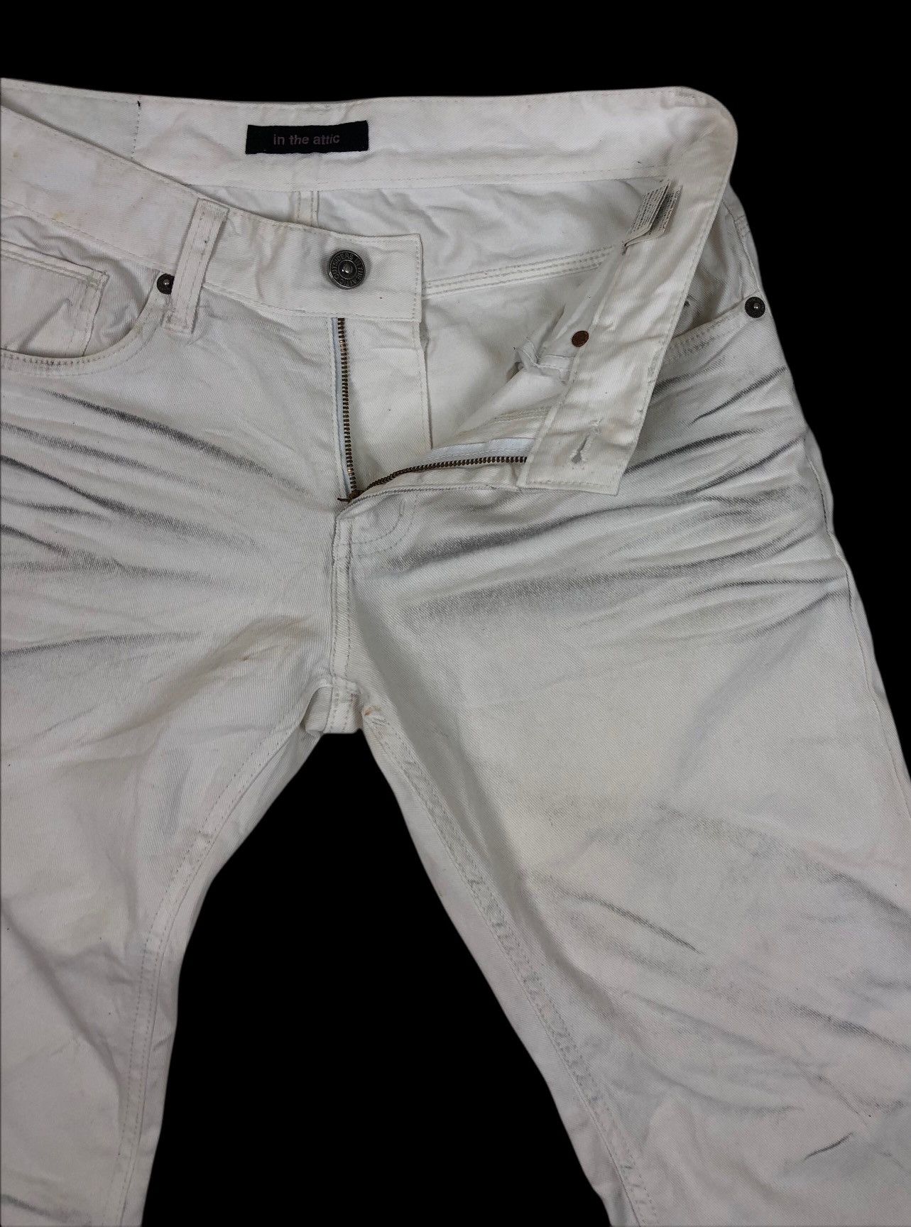 Japanese Brand In the Attic Distressed Denim Jeans Size US 32 / EU 48 - 7 Thumbnail