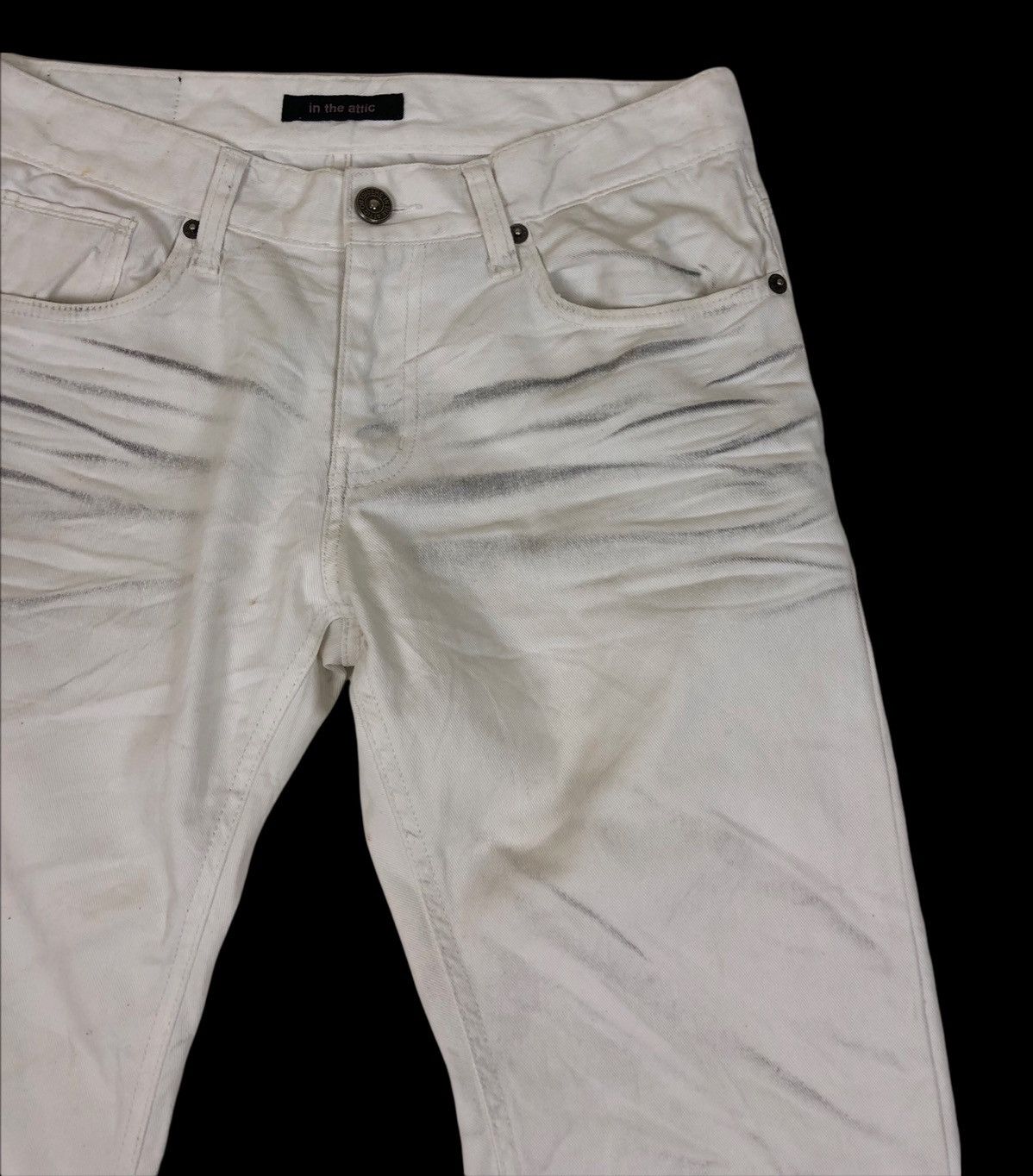 Japanese Brand In the Attic Distressed Denim Jeans Size US 32 / EU 48 - 6 Thumbnail