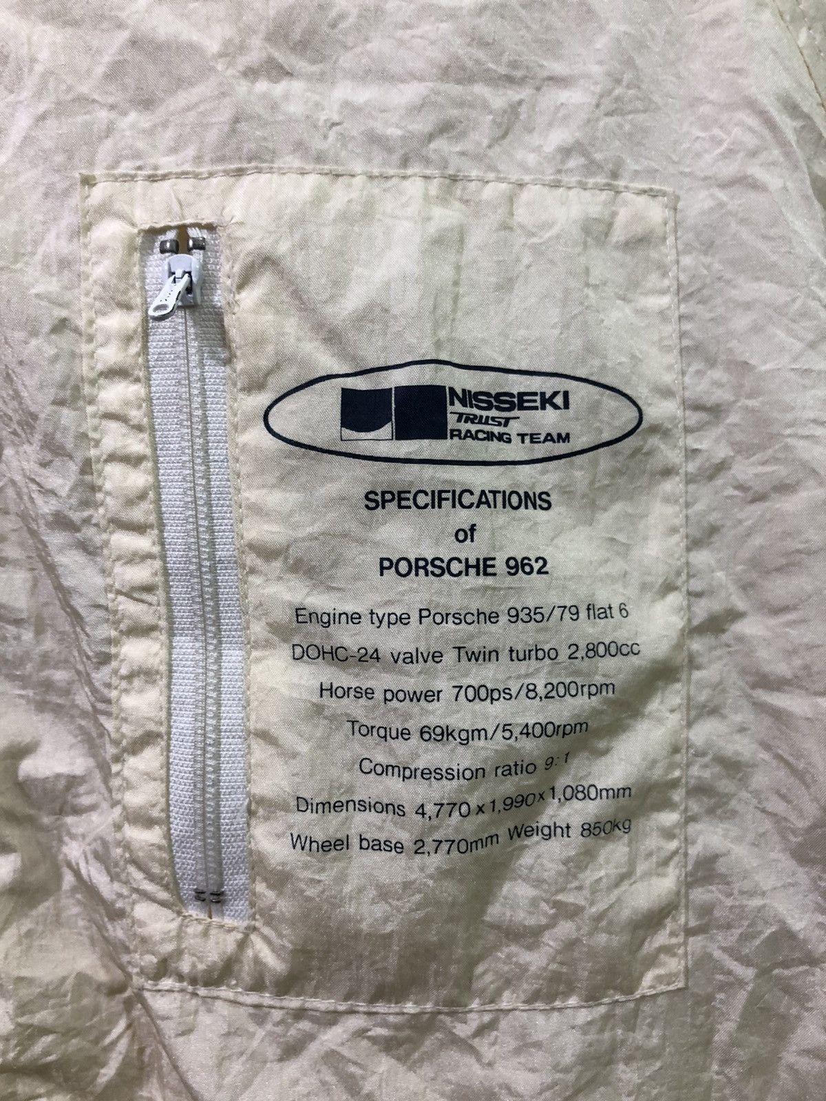Vintage Vintage Nisseki Trust Racing Team Light Jacket Size US M / EU 48-50 / 2 - 4 Thumbnail