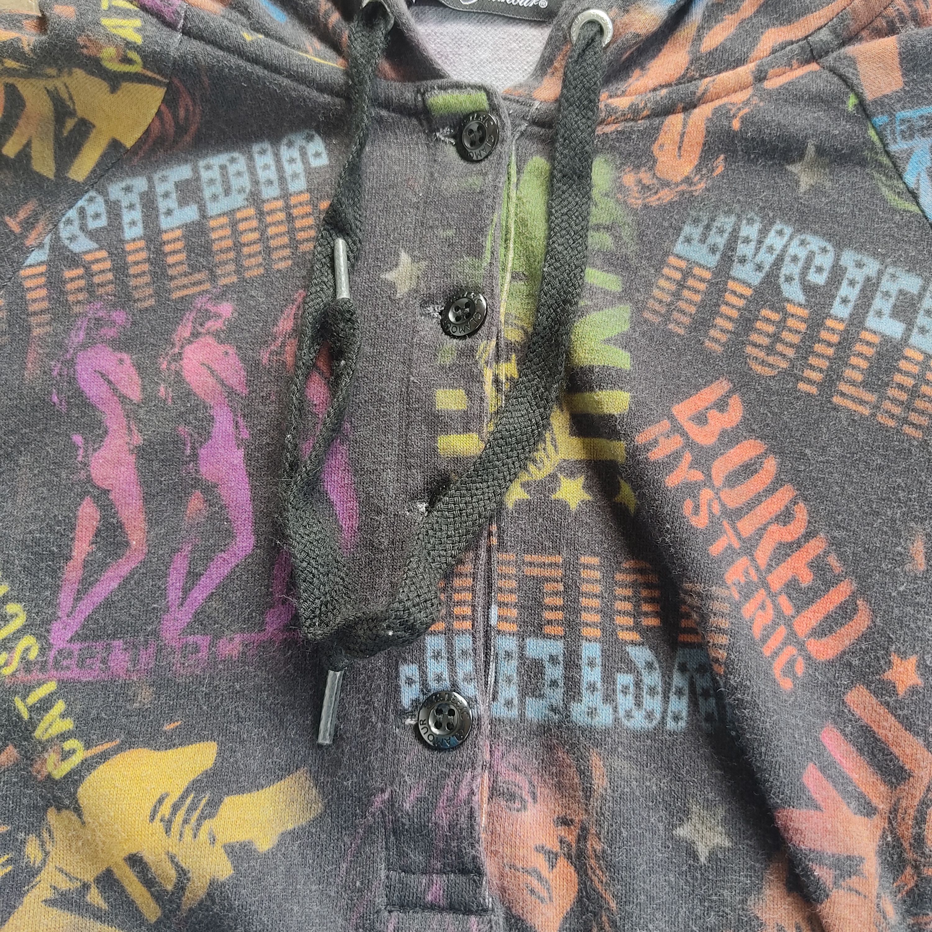 Hysteric Glamour Bored Hysteric Full Print Sweetshirts Hoodies Size XS / US 0-2 / IT 36-38 - 3 Thumbnail