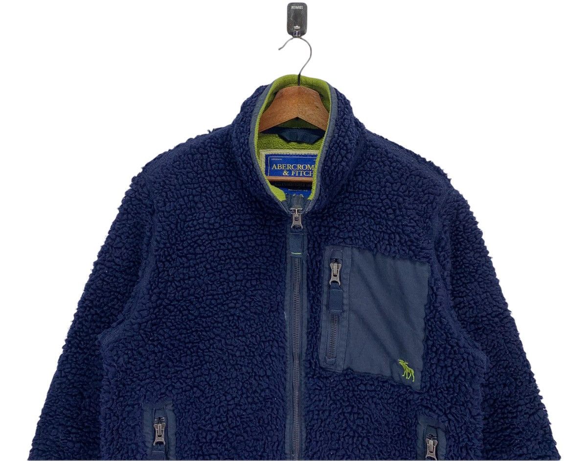 Abercrombie & Fitch Vintage Abercrombie & Fitch Fleece Deep Pile Retro Sweater Size US M / EU 48-50 / 2 - 4 Thumbnail