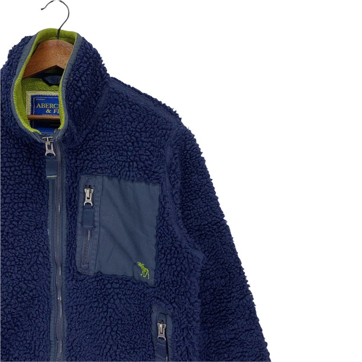 Abercrombie & Fitch Vintage Abercrombie & Fitch Fleece Deep Pile Retro Sweater Size US M / EU 48-50 / 2 - 5 Thumbnail