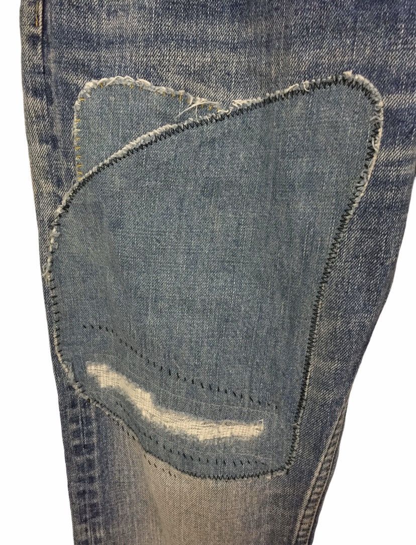 20471120 RNA Pre DNA Patchwork distressed strawberry Punk denim Size US 30 / EU 46 - 4 Thumbnail