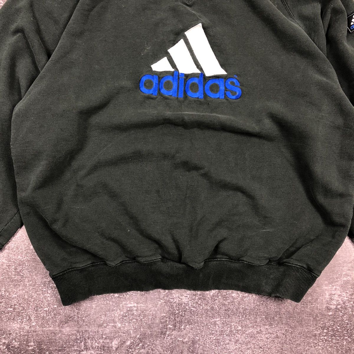 Adidas Vintage Adidas Big Logo Washed Distressed Size US L / EU 52-54 / 3 - 3 Thumbnail