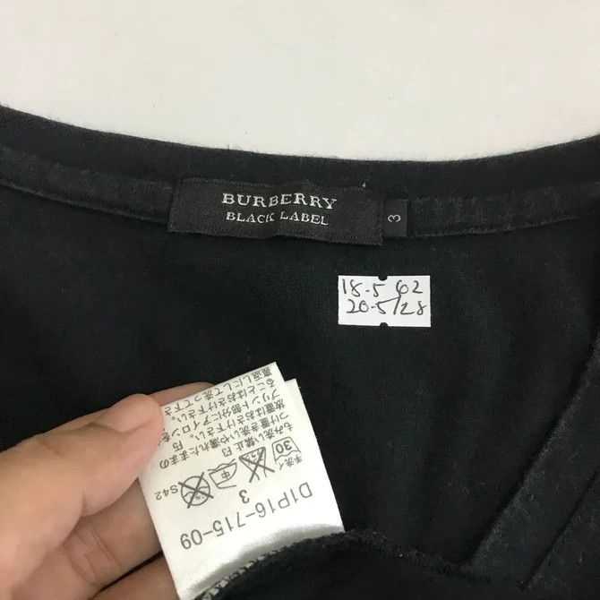 Burberry 💣 OFFER Vtg BURBERRY BLACK LABEL Big Logo T-shirt Size US M / EU 48-50 / 2 - 4 Thumbnail