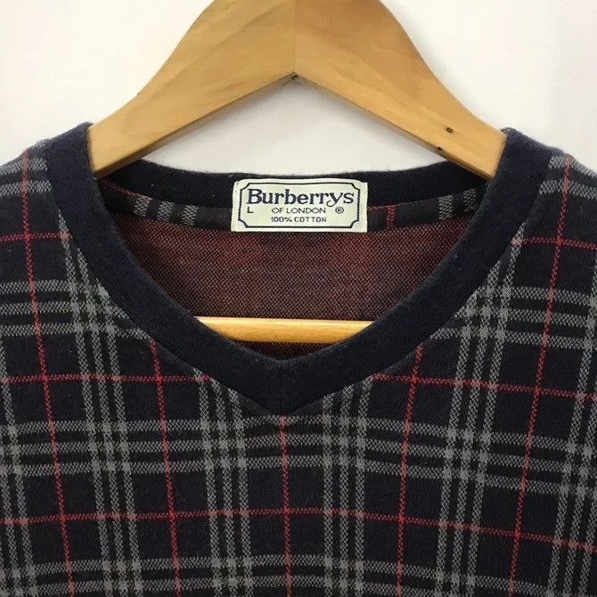 Burberry 💣 OFFER Vtg BURBERRY LONDON Nova Check Tshirt Size US M / EU 48-50 / 2 - 5 Thumbnail