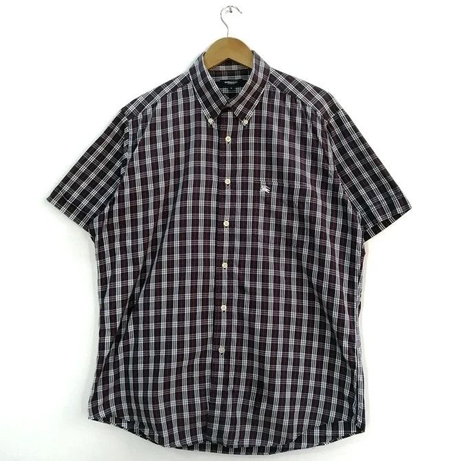 Burberry 💣 OFFER Vtg BURBERRY LONDON Nova Check Button Up Shirt Size US L / EU 52-54 / 3 - 1 Thumbnail