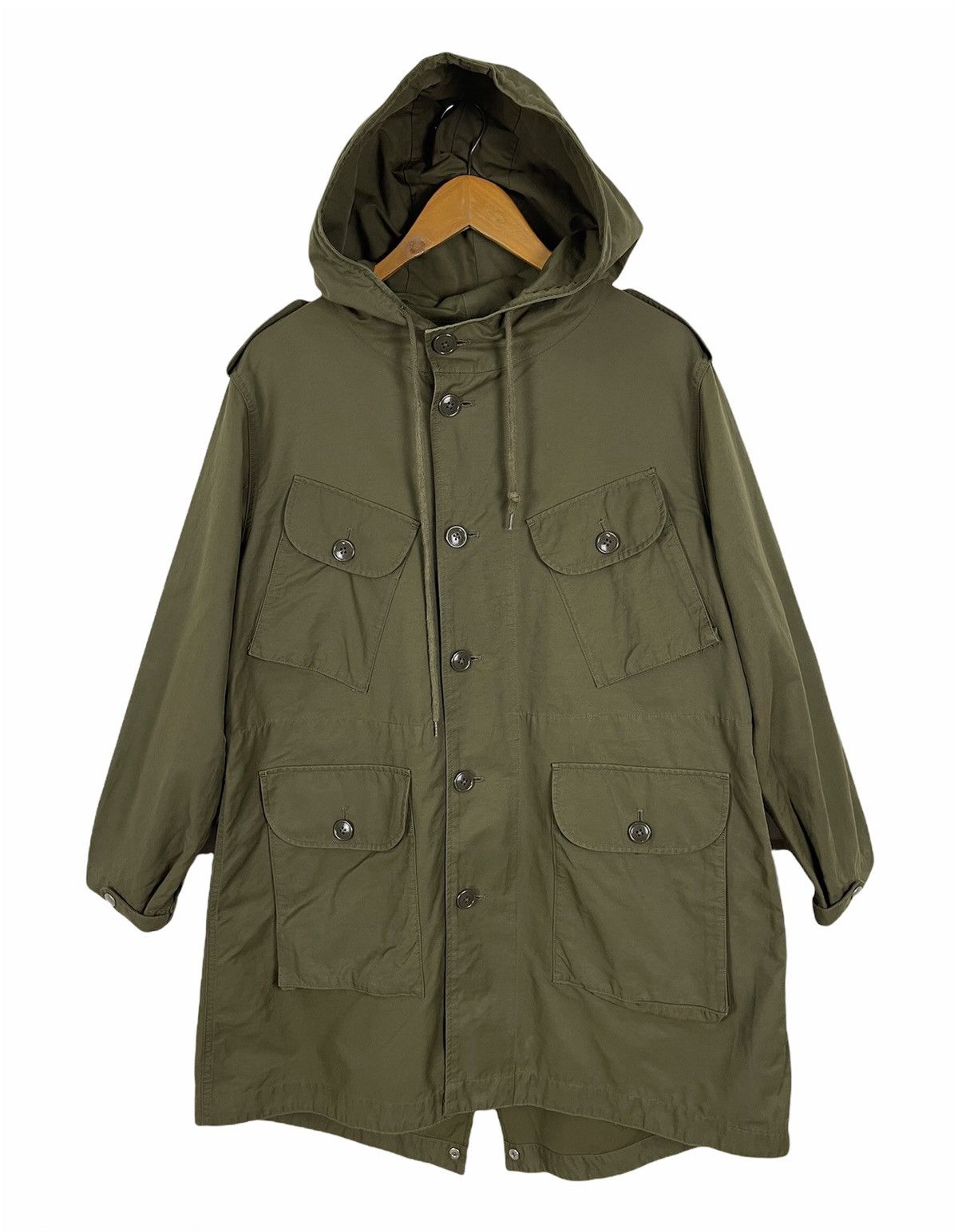 Beams Plus Green Patches Pockets BEAMS BOY Parkas Hoodie Size US M / EU 48-50 / 2 - 1 Thumbnail