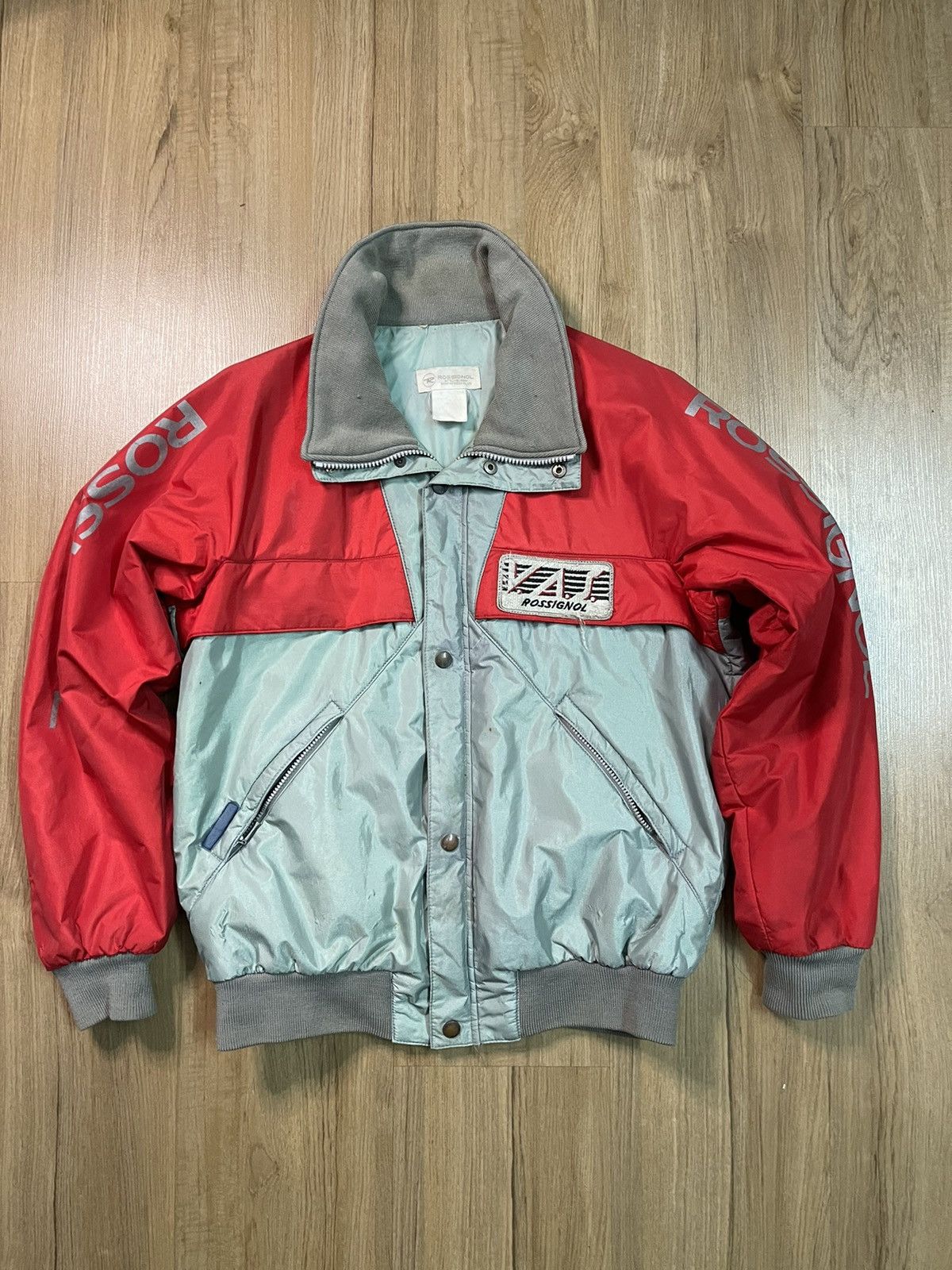 Vintage two tones ROSSIGNOL bomber riding jacket