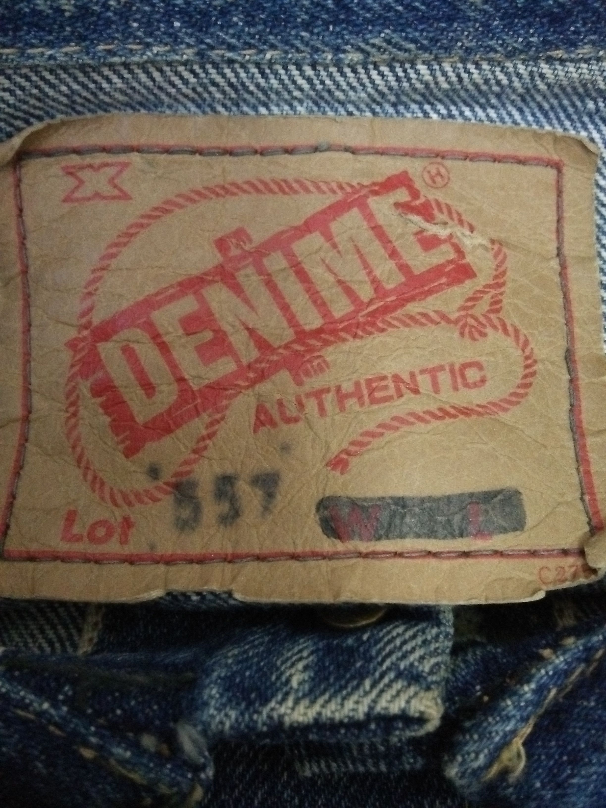 Denime × Vintage VTG DENIME JAPAN DENIM JACKET SELVEDGE (B97) Size US M / EU 48-50 / 2 - 6 Thumbnail