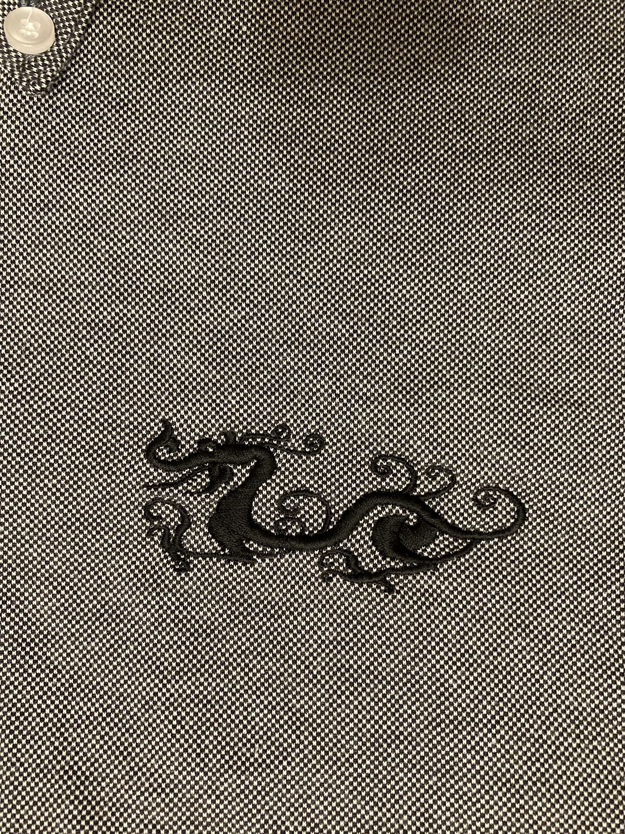 Japanese Brand × Vintage Kyoto Japan Dance With Dragon Polo Shirt Size US XS / EU 42 / 0 - 8 Thumbnail