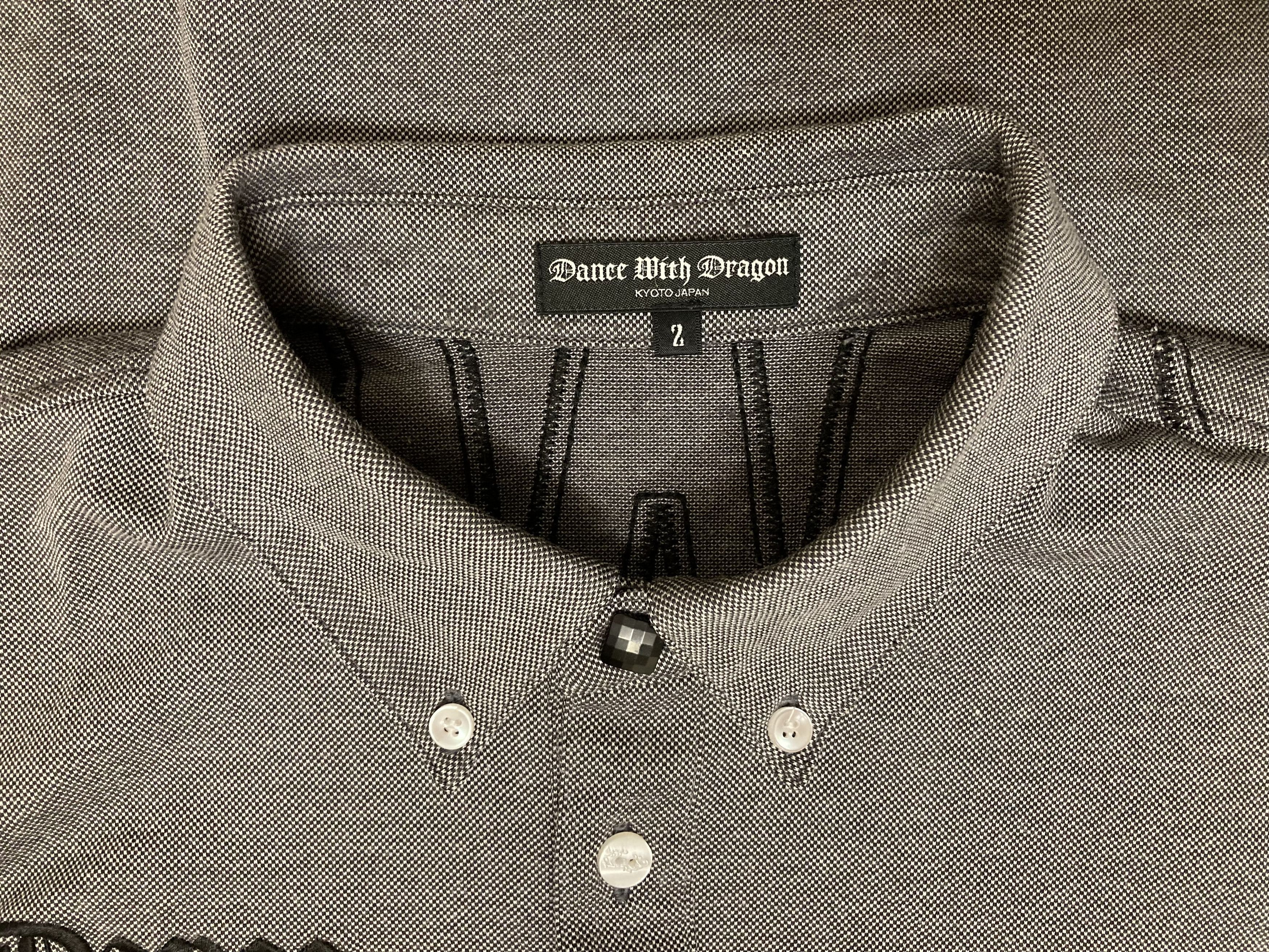 Japanese Brand × Vintage Kyoto Japan Dance With Dragon Polo Shirt Size US XS / EU 42 / 0 - 4 Thumbnail
