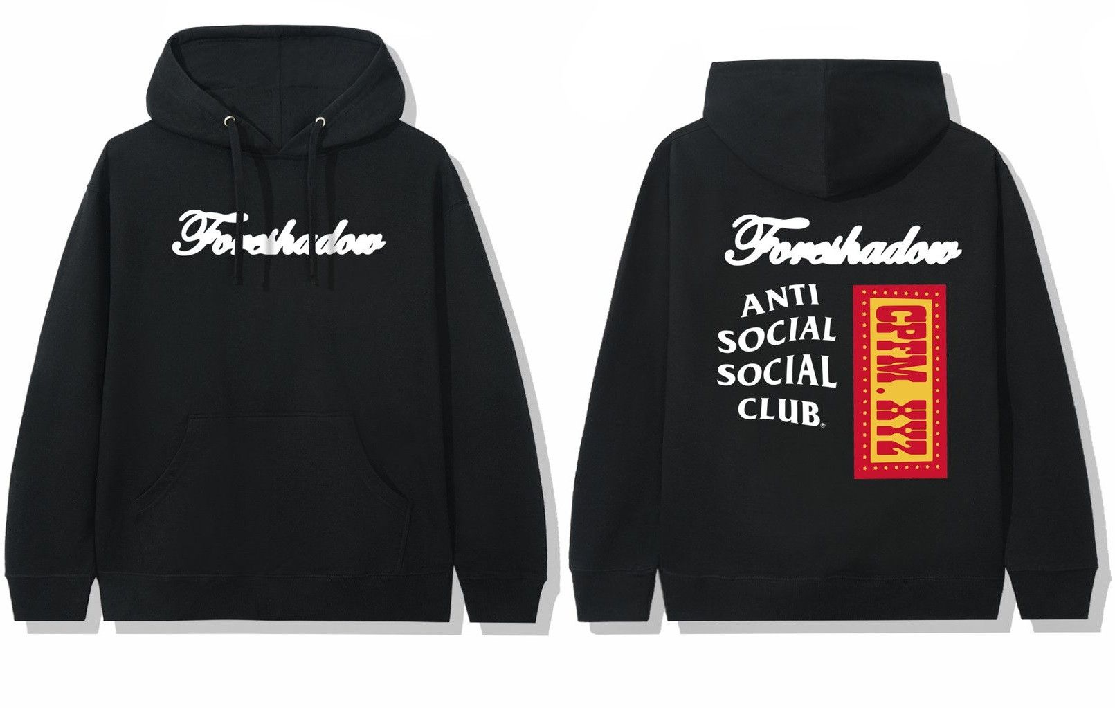Anti Social Social Club × Cactus Plant Flea Market DS Red CPFM x ASSC White Foreshadow Black Hoodie Bape Size US S / EU 44-46 / 1 - 4 Thumbnail