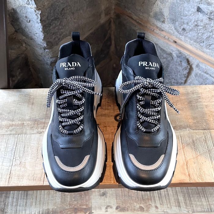 Prada block chunky discount sneakers