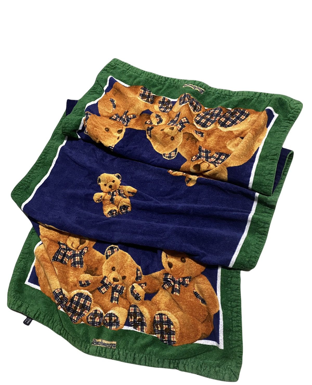 Burberry 🔥Vintage Burberrys Bear Towel/Rare Burberry Bears Towel Size ONE SIZE - 12 Thumbnail