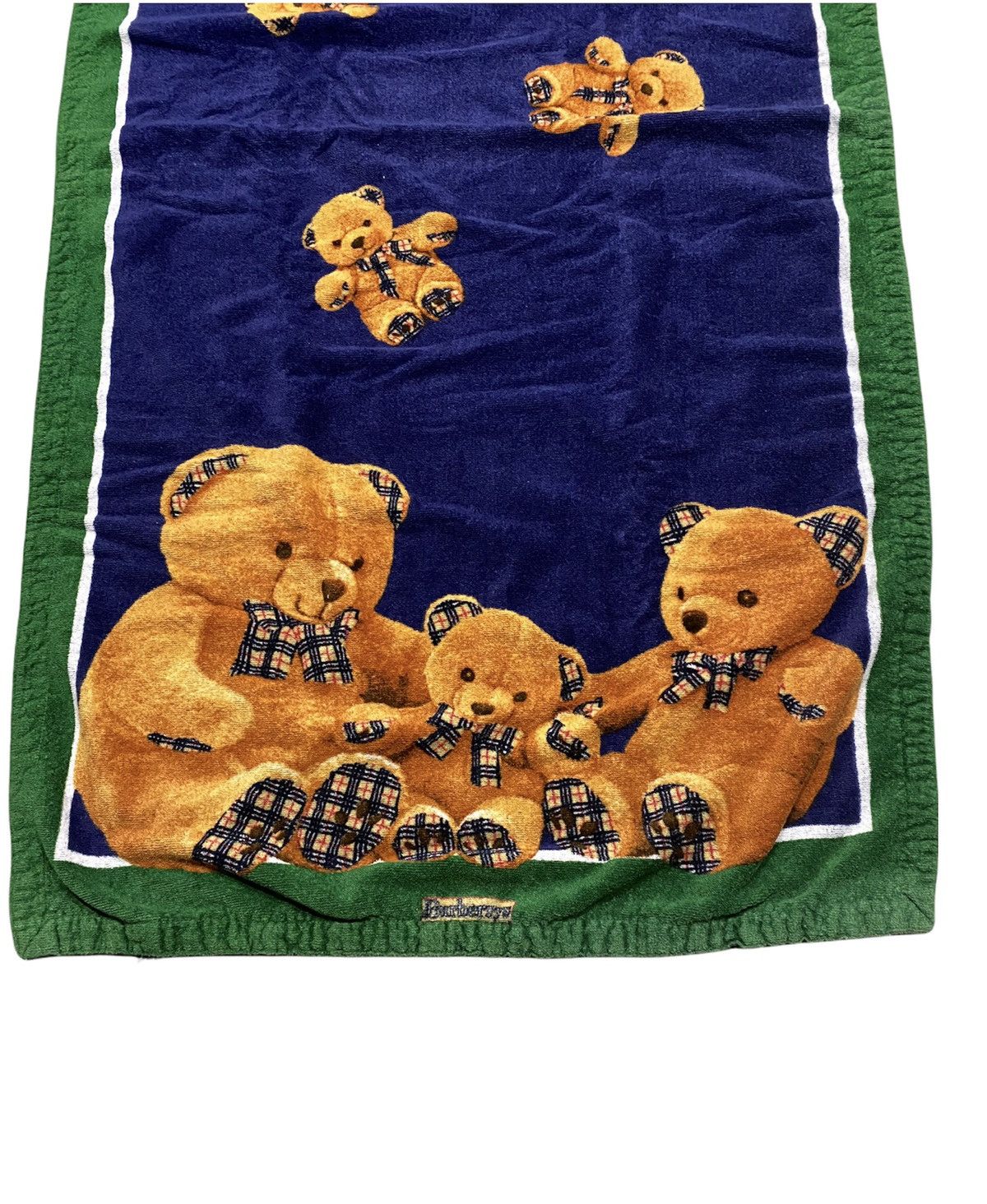 Burberry 🔥Vintage Burberrys Bear Towel/Rare Burberry Bears Towel Size ONE SIZE - 3 Thumbnail