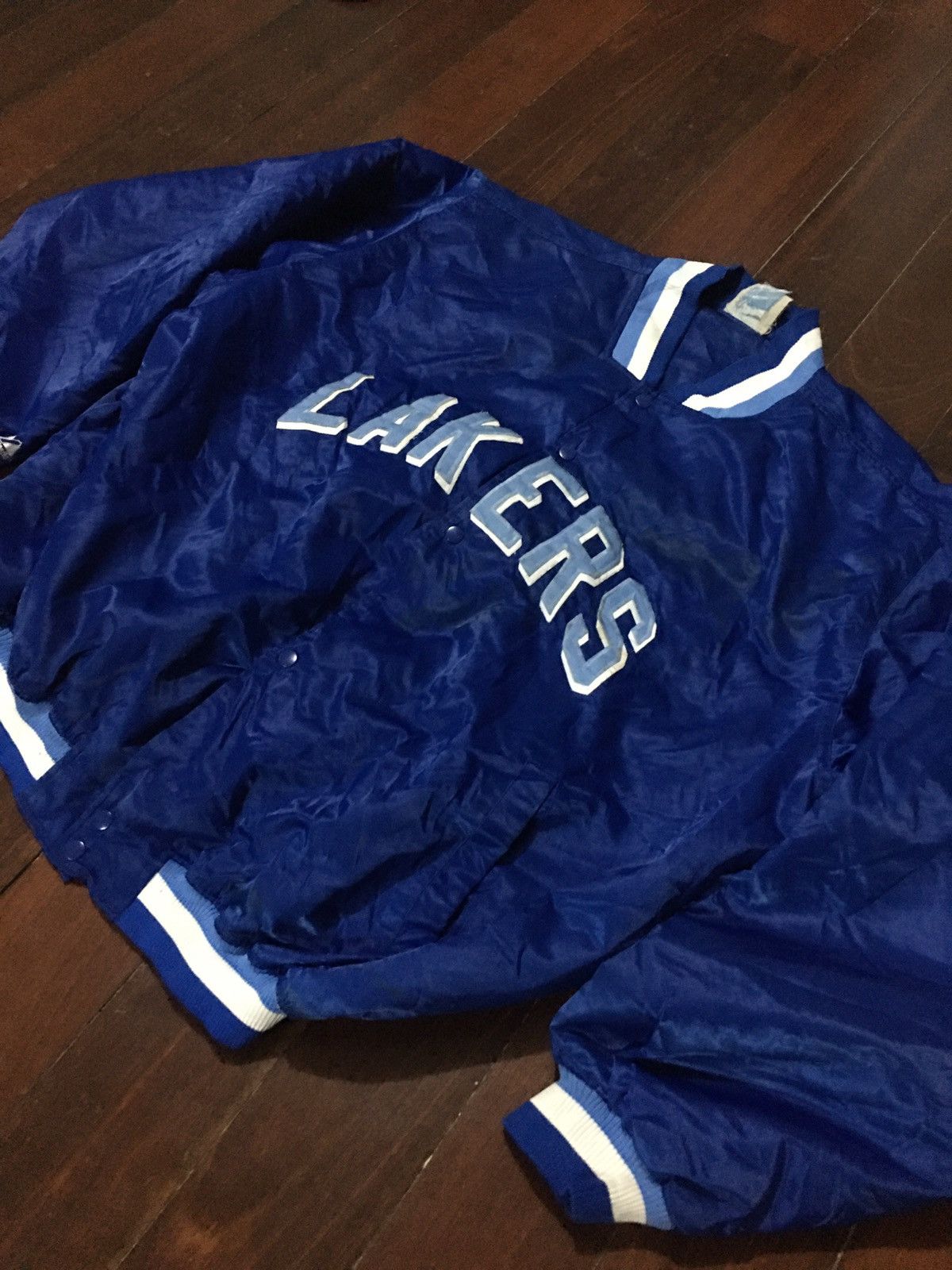 NBA × NFL × NHL Vintage 90s LAKERS famous NBA team kobe bryant varsity Size US XXL / EU 58 / 5 - 1 Thumbnail