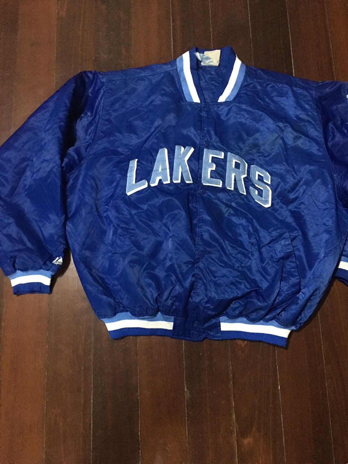 NBA × NFL × NHL Vintage 90s LAKERS famous NBA team kobe bryant varsity Size US XXL / EU 58 / 5 - 4 Thumbnail