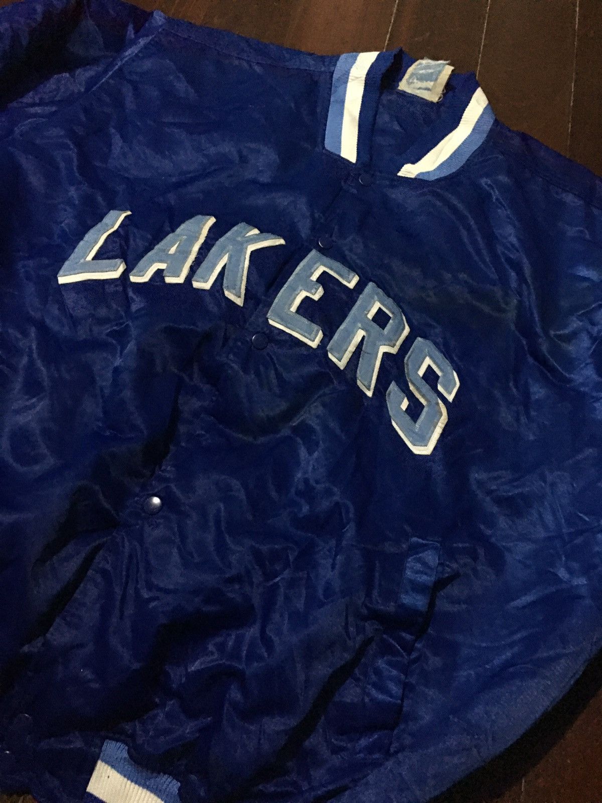NBA × NFL × NHL Vintage 90s LAKERS famous NBA team kobe bryant varsity Size US XXL / EU 58 / 5 - 2 Thumbnail