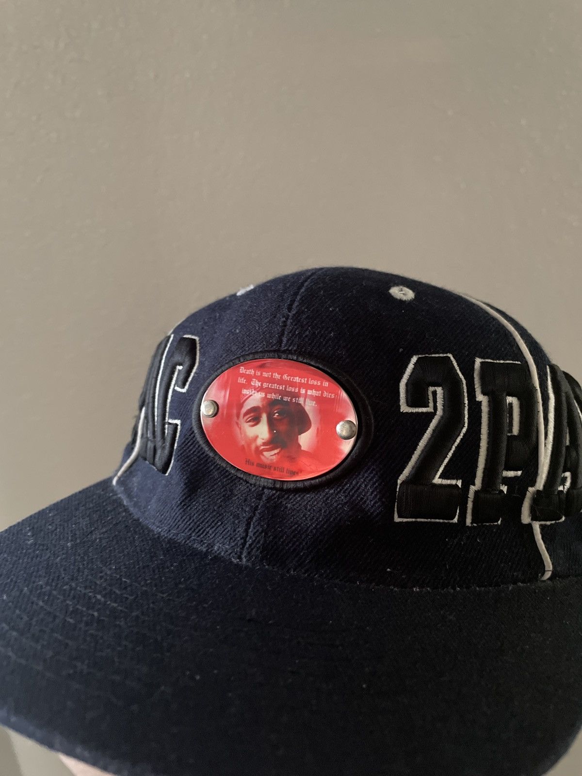 Vintage Tupac fitted hat 1990s | Grailed